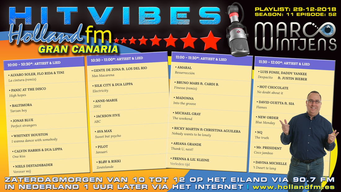 HitVibes Gran Canaria, S11E52, Marco Wintjens, Holland FM